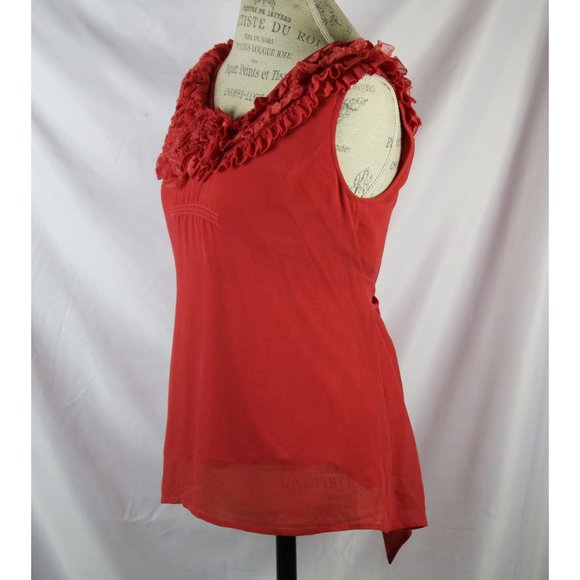 Anthropologie Baraschi Blouse Ruffles XS - Picture 3 of 11